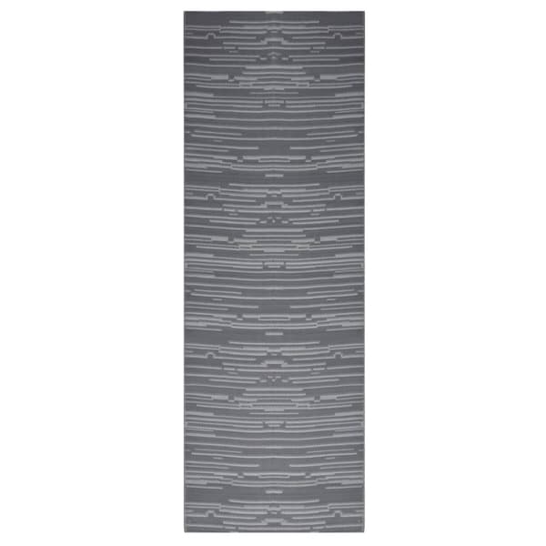 Utomhusmatta antracit 80x250 cm PP
