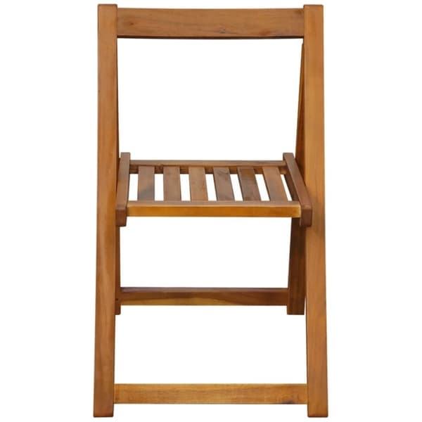 vidaXL Klappstoler 2 stk heltre akasie