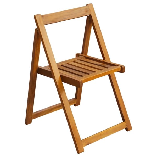 vidaXL Klappstoler 2 stk heltre akasie