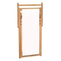 Miniatyrbillede 6 af 9: vidaXL dækstol 56x105x96 cm teak cremefarvet