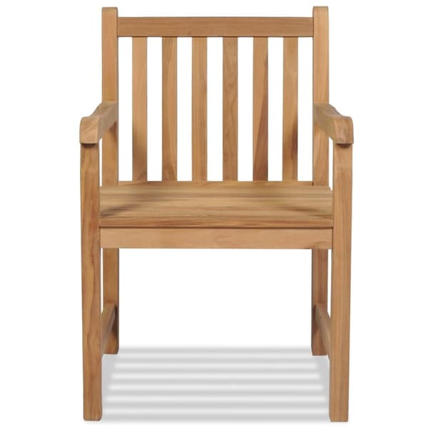 vidaXL Trädgårdsstolar 2 st massiv teak
