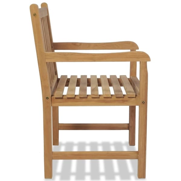 vidaXL Trädgårdsstolar 2 st massiv teak