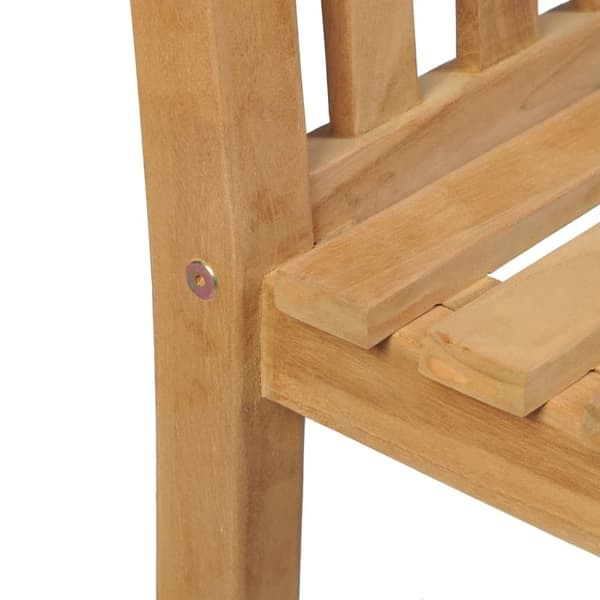 vidaXL Trädgårdsstolar 2 st massiv teak