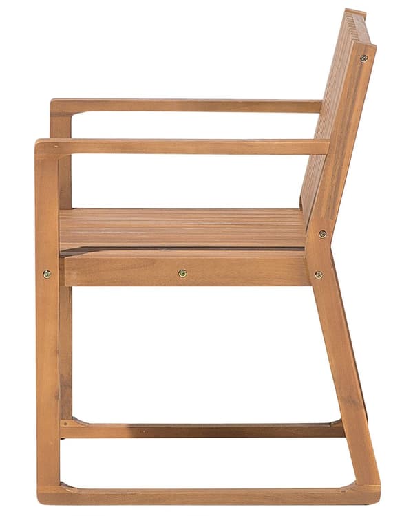 Havestol let akacietræ klassisk rustikt design modstandsdygtig over for UV-stråler til veranda og altan