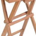 Miniatyrbillede 7 af 8: vidaXL foldbare barstole 2 stk. massivt teaktræ
