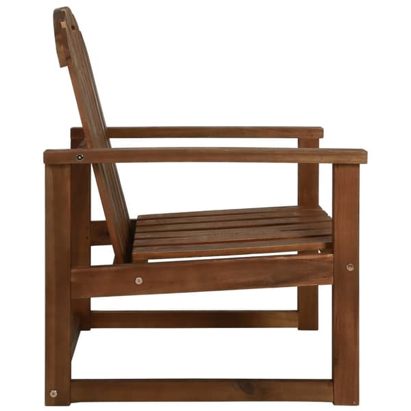 vidaXL Hagestoler 2 stk heltre akasie