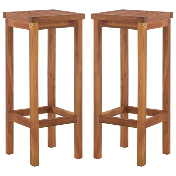 vidaXL Barkrakker 2 stk heltre akasie