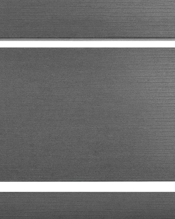 Trädgårdsstol 6 st Grå och Svart Aluminiumram Vädertålig