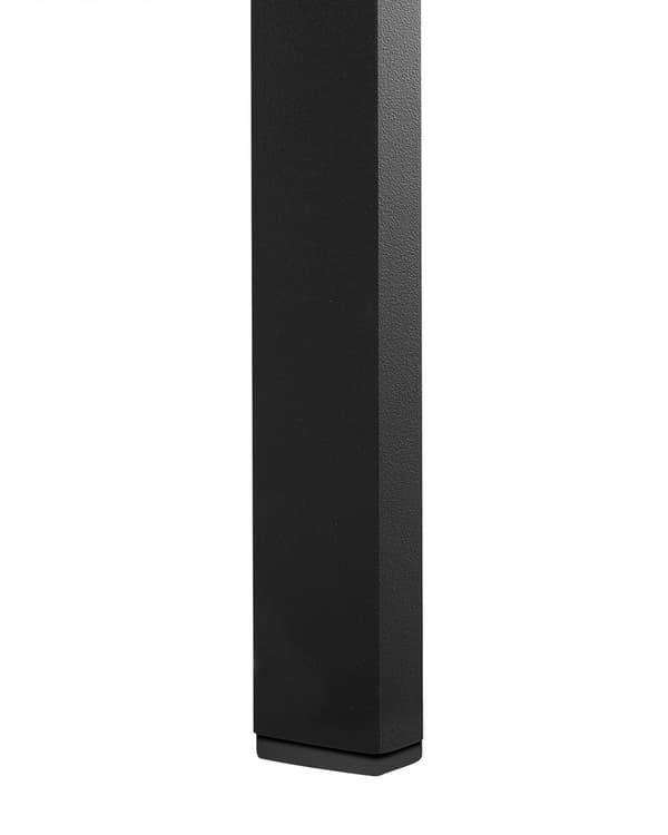 Sæt med 6 Havestole Gråt Kunstigt Træ med Metalstel Vejrbestandigt Moderne Stil