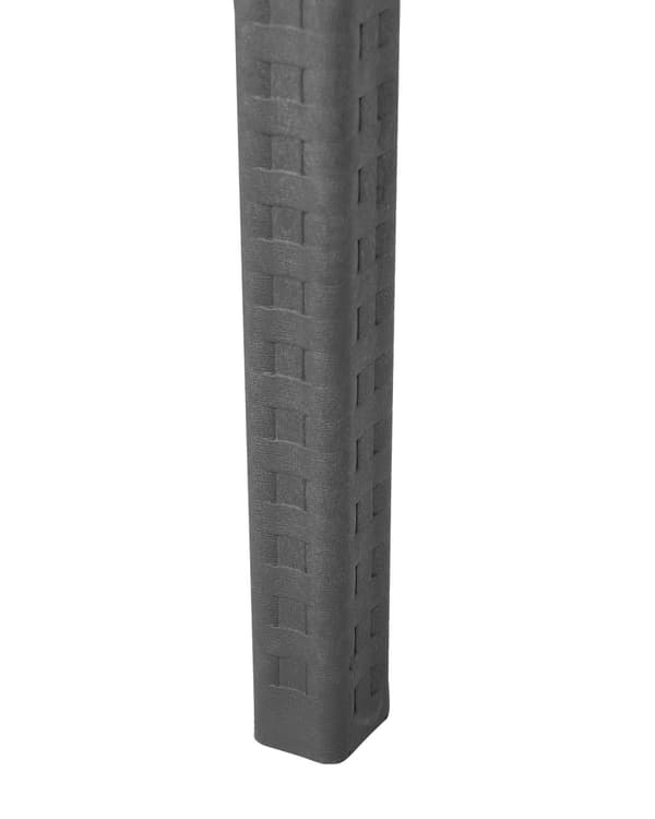 Puutarhatuoli grafiitinharmaa synteettinen materiaali 4 kpl pinottavat tuolit minimalistinen tyyli