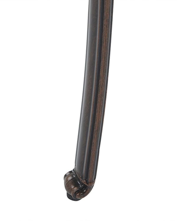 Havestole Brun Metal 4 Personers Udendørs Cafesæt Venetianske Stole Design Fransk Metalstole Cabrioleben Sædehynder Retro