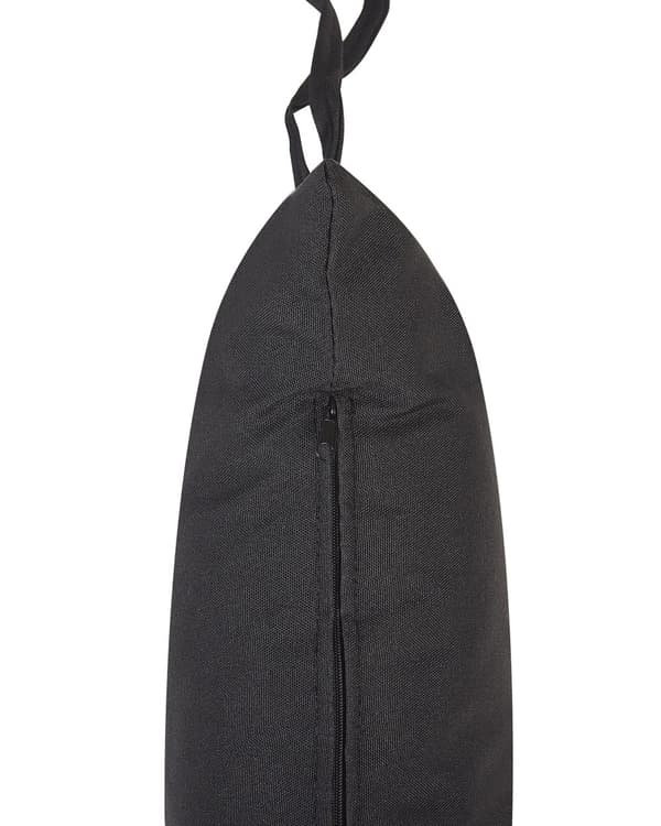 Hängstol Svart Rotting Metallram Inomhus Utomhus Modern Boho