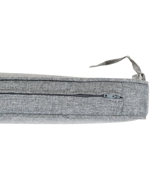Havestolesæt 8 stk lyst akacietræ med grå hynder klassisk design UV-bestandig til veranda og altan
