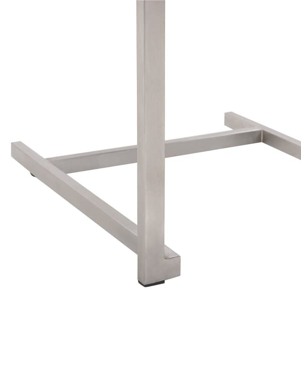 Havestole Grå Polyester og Sølv Rustfrit Stål 2 stk 85 x 55 x 56 cm Dekorative Frisvingerstole med Armlæn til Udendørs Havebord Terrasse Altan
