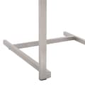 Miniatyrbillede 9 af 10: Havestole Grå Polyester og Sølv Rustfrit Stål 2 stk 85 x 55 x 56 cm Dekorative Frisvingerstole med Armlæn til Udendørs Havebord Terrasse Altan