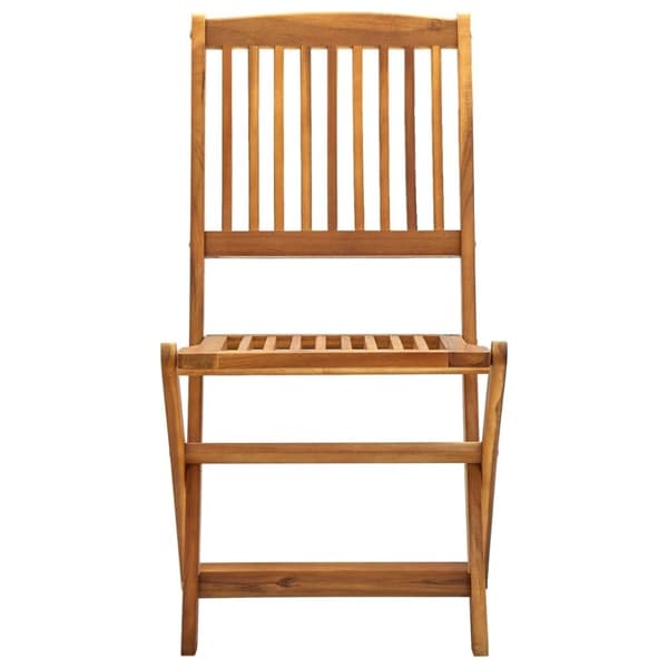 vidaXL Klappstoler 4 stk heltre akasie