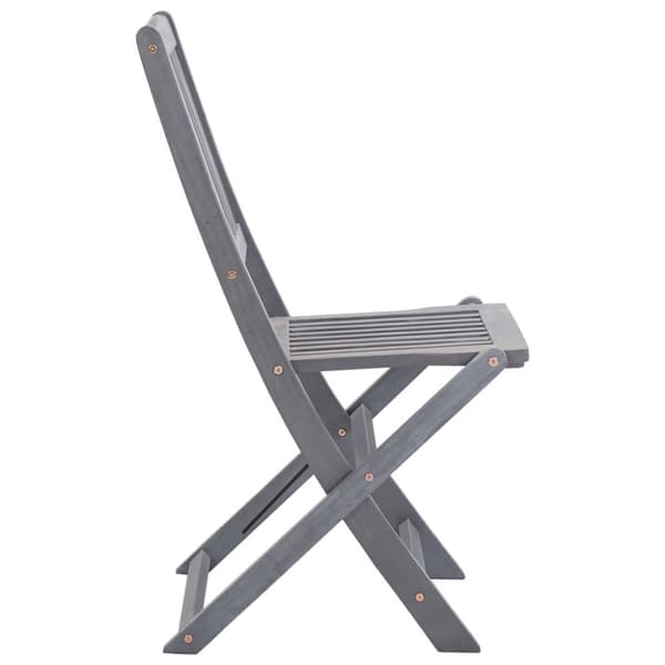 vidaXL Klappstoler 2 stk heltre akasie