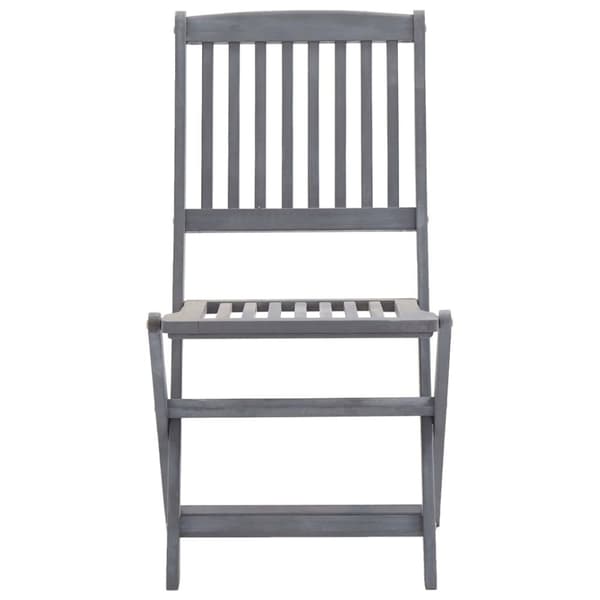 vidaXL Klappstoler 2 stk heltre akasie
