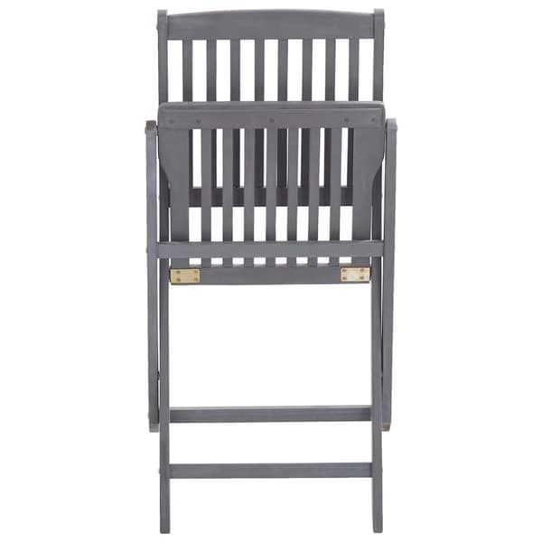 vidaXL Klappstoler 2 stk heltre akasie