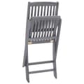 Miniatyrbilde 8 av 11: vidaXL Klappstoler 2 stk heltre akasie
