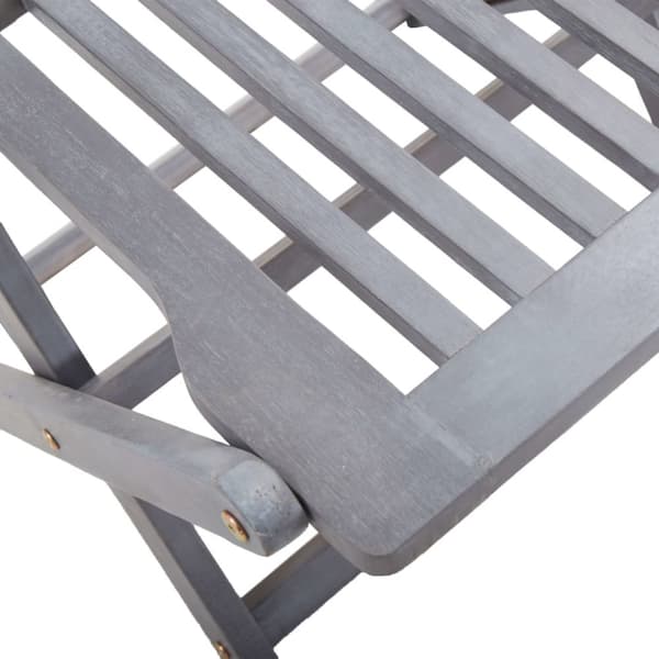 vidaXL Klappstoler 2 stk heltre akasie