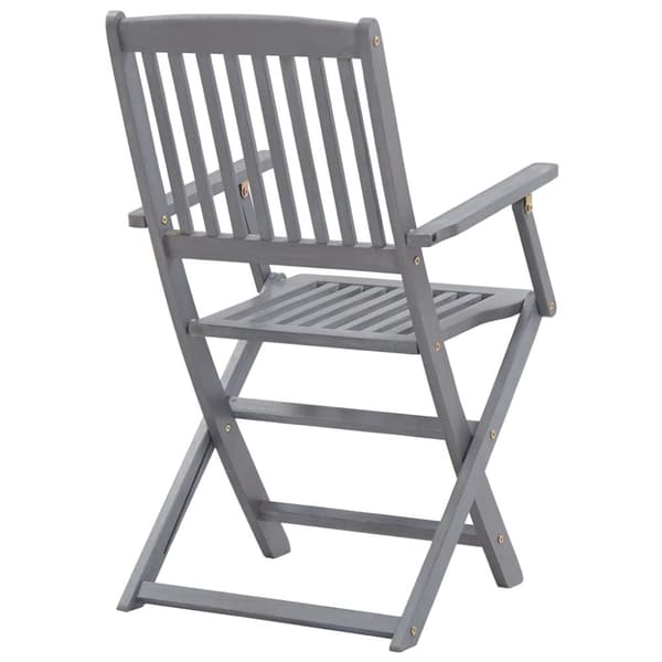 vidaXL Klappstoler 2 stk heltre akasie