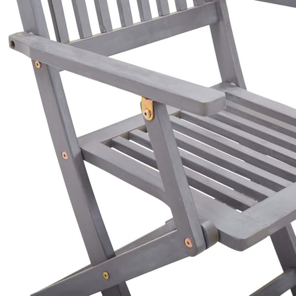 vidaXL Klappstoler 2 stk heltre akasie