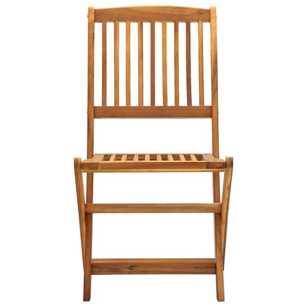 vidaXL Klappstoler 2 stk heltre akasie