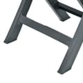 Miniatyrbillede 8 af 9: vidaXL havestole 2 stk. foldbare plastik grøn