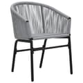Miniatyrbillede 6 af 9: vidaXL havestole 2 stk. PVC rattan antracitgrå