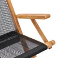 Miniatyrbillede 6 af 8: vidaXL foldbare havestole 2 stk. massivt teaktræ og reb