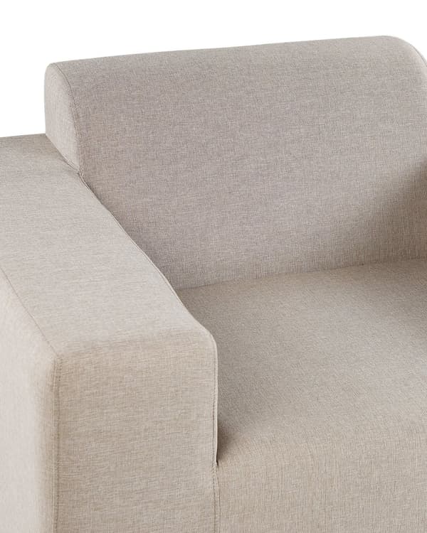 Nojatuolisetti beige polyesteriä 105 x 67 x 84 cm metallijalat ulkokäyttöön 2 kpl moderni tyyli