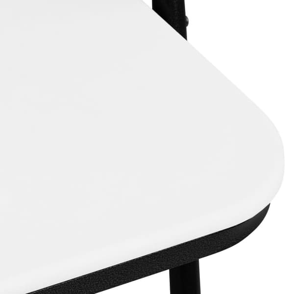 vidaXL Sammenleggbare hagestoler 4 stk HDPE hvit