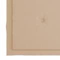 Miniatyrbild 9 av 10: vidaXL Trädgårdsstolar med beige dynor 4 st massiv teak