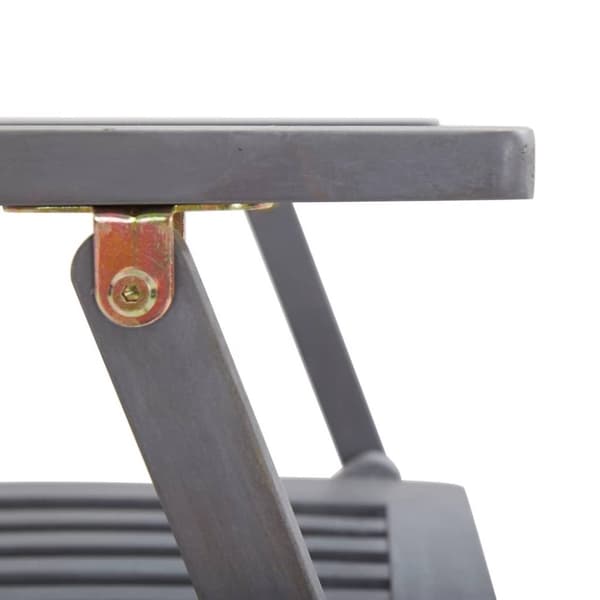 vidaXL foldbare udendørsstole 6 stk. med hynder massivt akacietræ