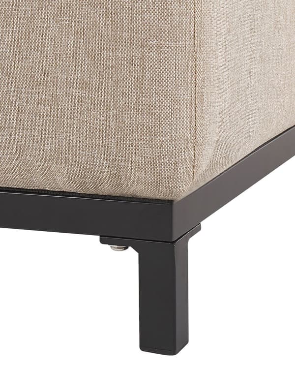 Nojatuolisetti beige polyesteriä 105 x 67 x 84 cm metallijalat ulkokäyttöön 2 kpl moderni tyyli