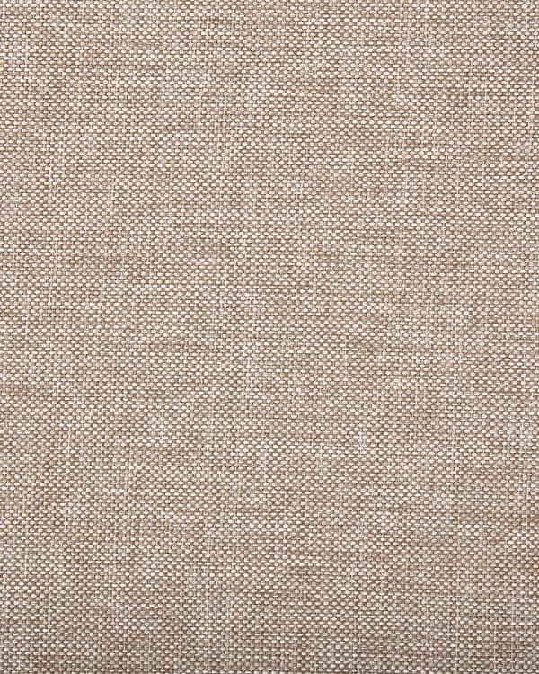 Uppsättning av 2 Trädgårdsfåtöljer Beige Tyg Svarta Ben Inomhus Utomhus Möbel Vädertålig