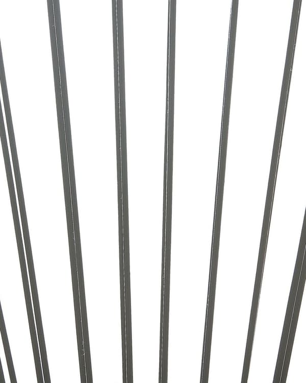 Trädgårdsstol Mörkgrå PE Rotting Papasan Modern