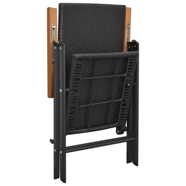 vidaXL havestole 4 stk. polyrattan sort