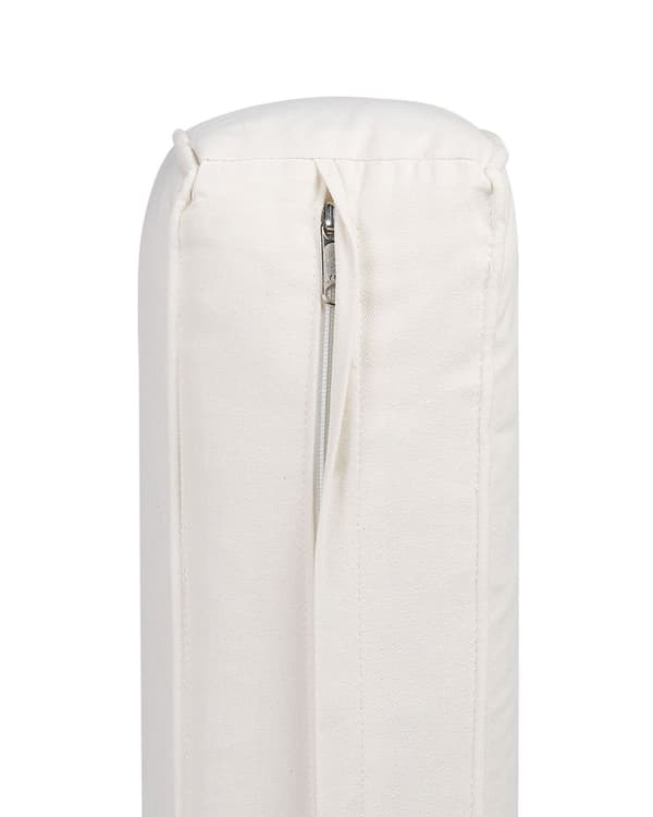 Nojatuoli luonnollinen/beige rottinki ulos puuvilla pehmusteet boho tyyli
