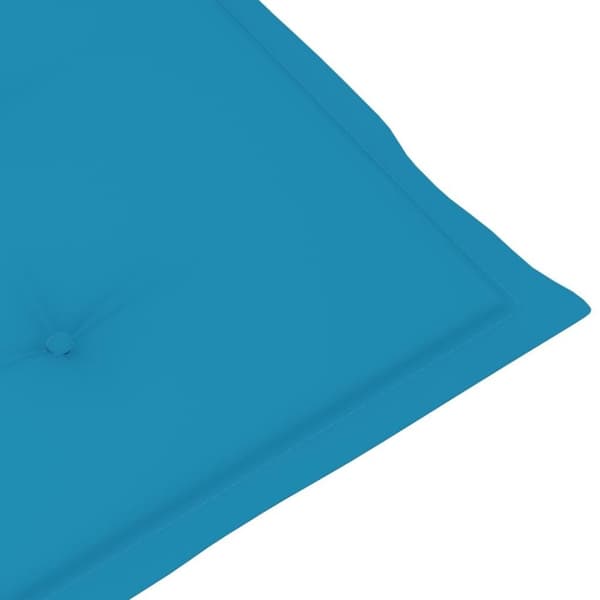vidaXL foldbare havestole 6 stk. med hynder massivt akacietræ