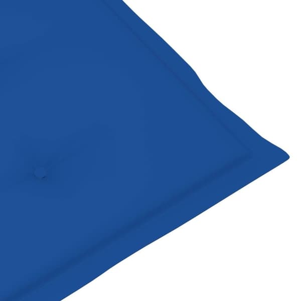 vidaXL foldbare havestole 3 stk. med hynder massivt akacietræ