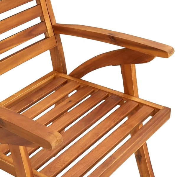 vidaXL Hagestoler 2 stk heltre akasie