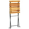 Miniatyrbillede 7 af 10: vidaXL foldbare bistrostole 4 stk. massivt akacietræ