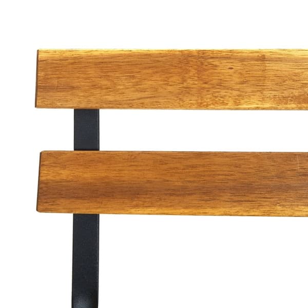 vidaXL foldbare bistrostole 4 stk. massivt akacietræ