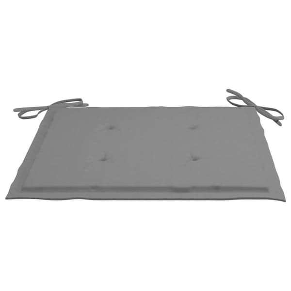 vidaXL foldbare havestole 2 stk. med hynder bambus