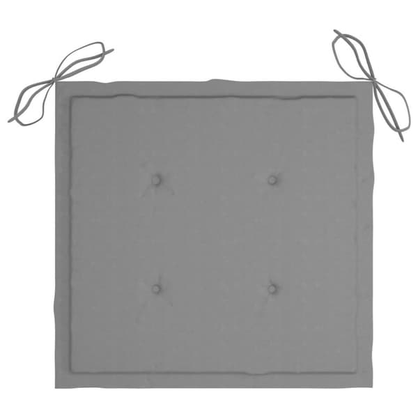 vidaXL foldbare havestole 2 stk. med hynder bambus