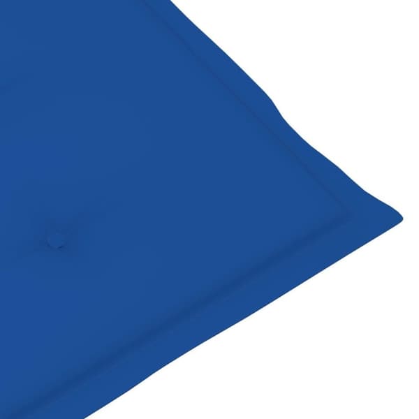 vidaXL Fällbara trädgårdsstolar med dynor 2 st massivt akaciaträ