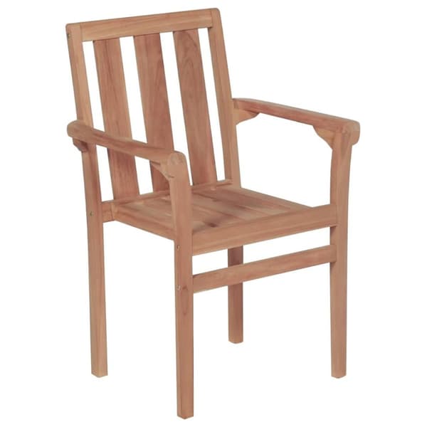vidaXL Trädgårdsstolar 2 st med dynor grått rutmönster massiv teak