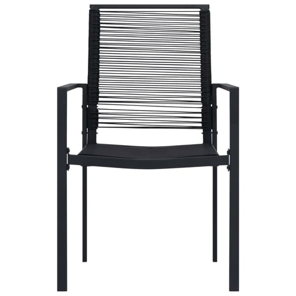 vidaXL havelamper 4 stk. PVC-rattan sort